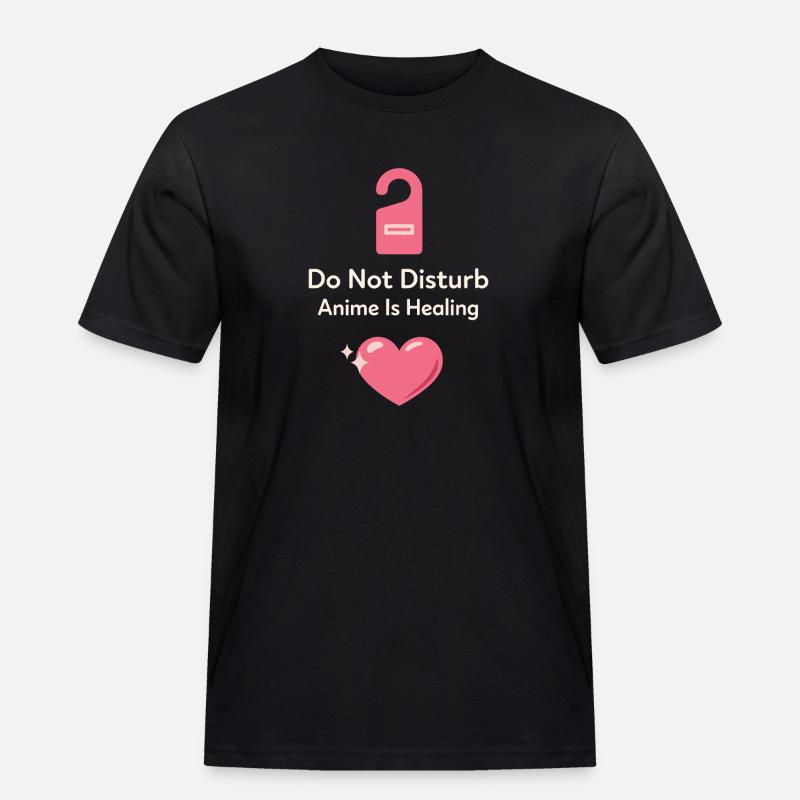 Anime-introvert Weeb Stubenhocker - Männer Workwear T-Shirt - Schwarz