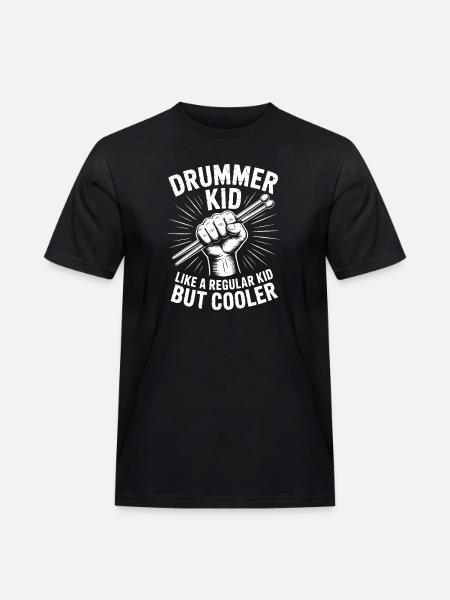 Drummer Saying Funny Drummer Gift - Men's Workwear T-Shirt - black