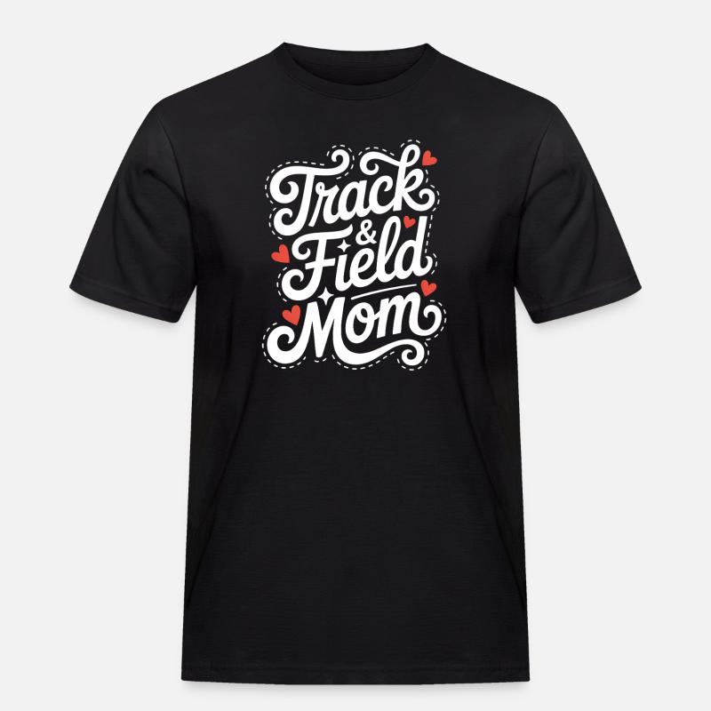 Leichtathletik Sprüche Leichtathletik Geschenk - Männer Workwear T-Shirt - Schwarz