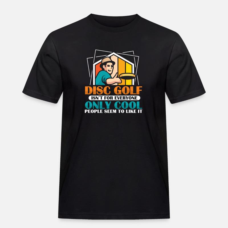 Disc Golf Geschenke Discgolf - Männer Workwear T-Shirt - Schwarz