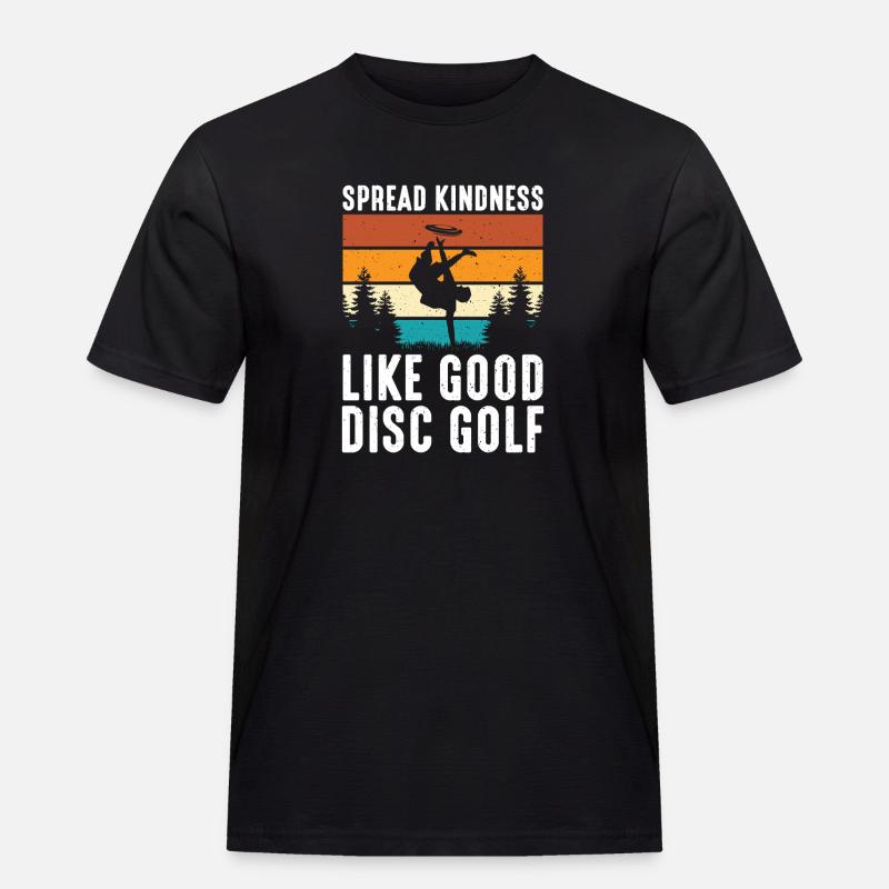 Disc Golf Geschenke Discgolf - Männer Workwear T-Shirt - Schwarz