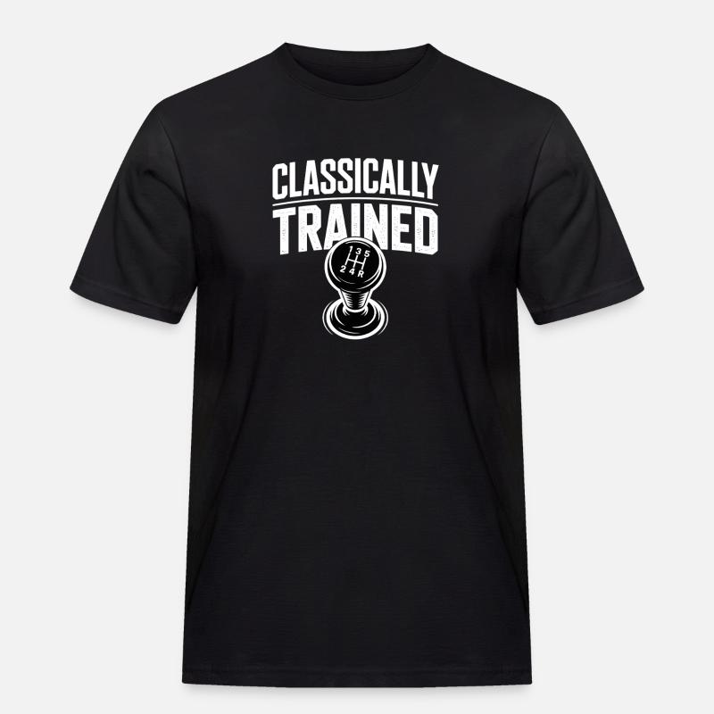 Classically Trained Auto Schaltgetriebe - Männer Workwear T-Shirt - Schwarz
