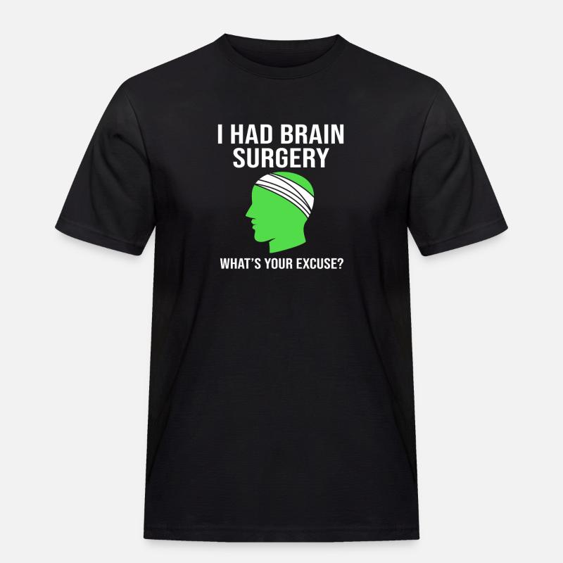 Schädel-Hirn-Trauma Schädelhirntrauma Autounfall - Männer Workwear T-Shirt - Schwarz
