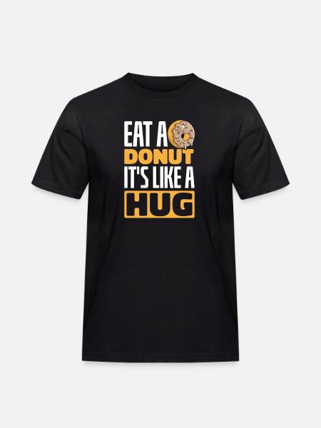 Restauration rapide en donuts - T-shirt Workwear homme - noir
