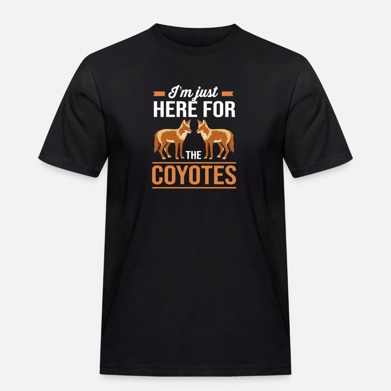 Jagd Jäger Kojote - Männer Workwear T-Shirt - Schwarz