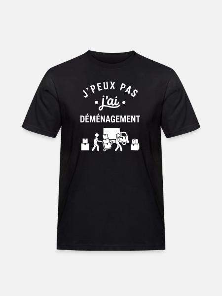 J'peux pas j'ai déménagement - T-shirt Workwear homme - noir