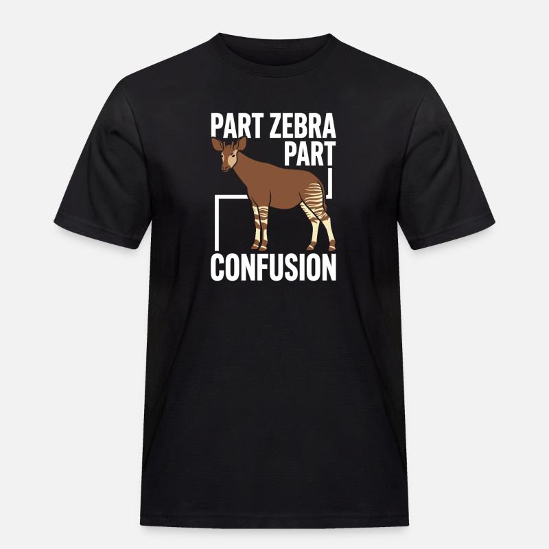 Okapi-liebhaber Okapi-tier Seltene Tierweltliebe - Männer Workwear T-Shirt - Schwarz