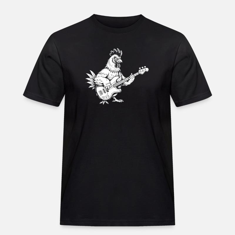 Cloud Forest Silhouette Mono - Men's Workwear T-Shirt - black