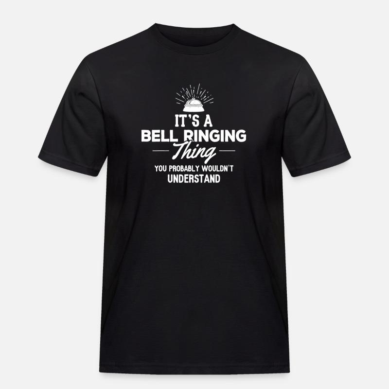 Glockenklingel-Tee-Tee - Männer Workwear T-Shirt - Schwarz