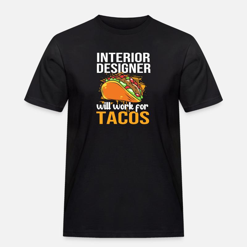 Architecte, Designer d’intérieur, Architecture - T-shirt Workwear homme - noir