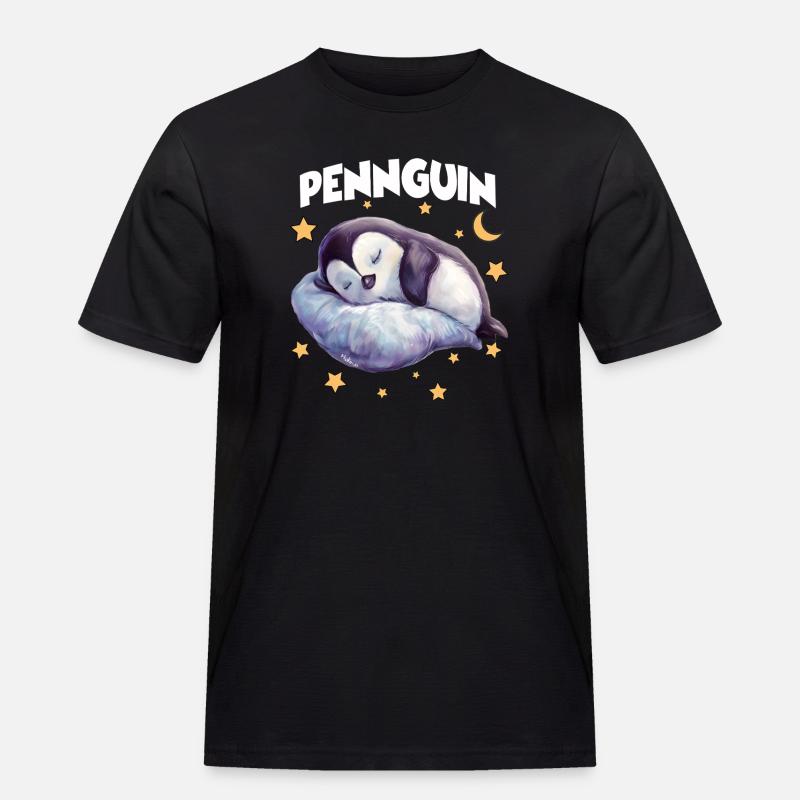PennguinPenguin Pajamas Pennguin Late Riser - Men's Workwear T-Shirt - black