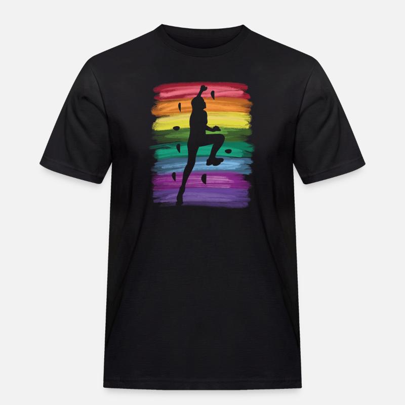 Boulderer Boulder Bouldering - Men's Workwear T-Shirt - black