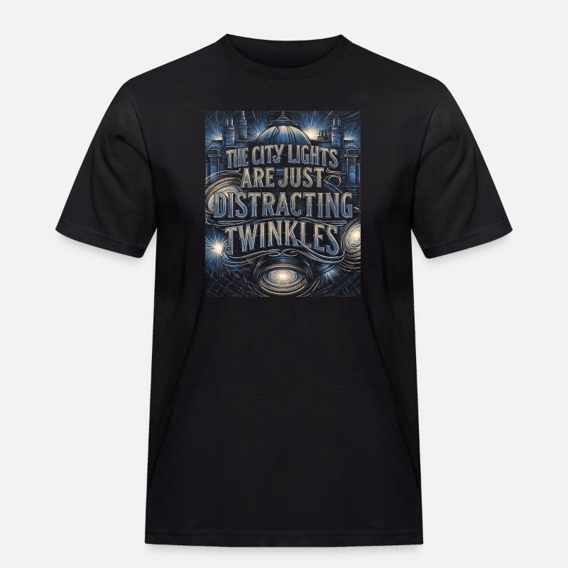 Celestial Constellation Astrology Gift - Männer Workwear T-Shirt - Schwarz