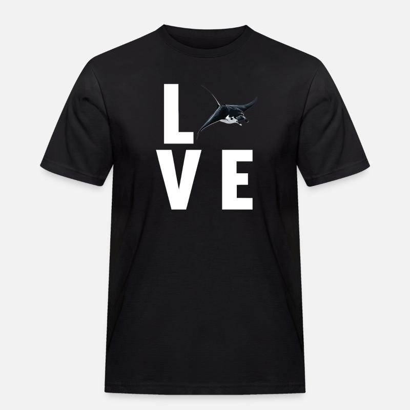 Rays Manta Rays - Men's Workwear T-Shirt - black