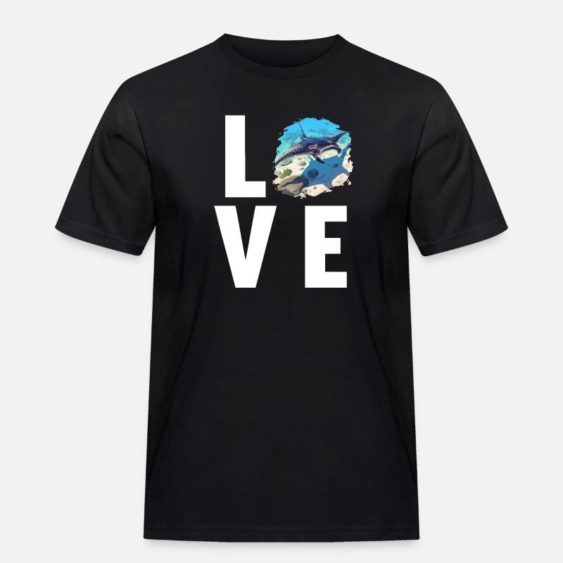 Rays Manta Rays - Men's Workwear T-Shirt - black