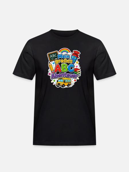 Schulkind 2026 Einschulung 2026 Schulanfang - Männer Workwear T-Shirt - Schwarz