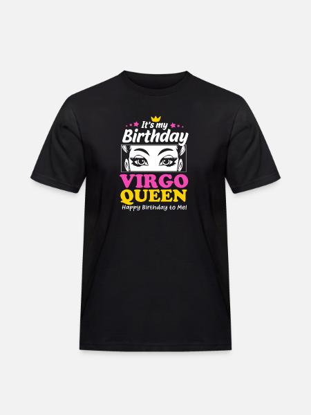 Sternzeichen Jungfrau - Männer Workwear T-Shirt - Schwarz