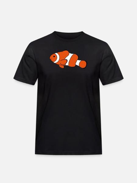 Clown Fish Drawing - Men's Workwear T-Shirt - black
