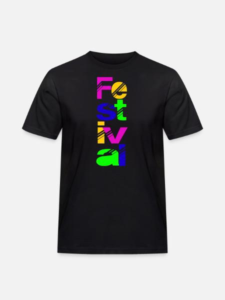 Fest - Männer Workwear T-Shirt - Schwarz
