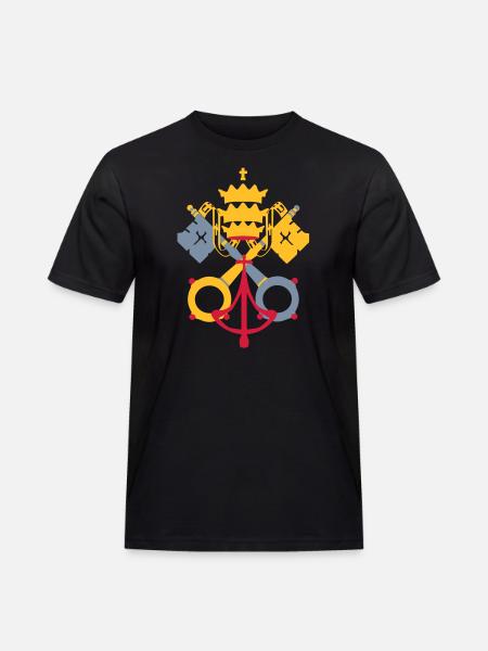 drapeau_vatican2 - Men's Workwear T-Shirt - black