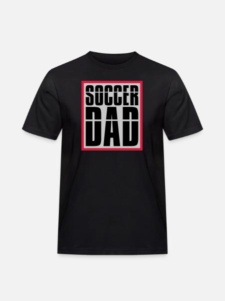 Cool Soccer Dad Logo - Men's Workwear T-Shirt - black