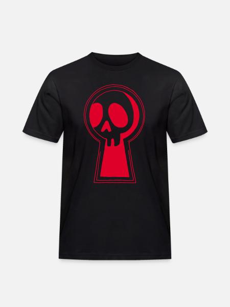 The Red Death is watching us - Men's Workwear T-Shirt - black