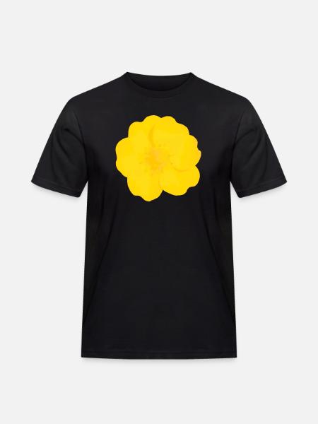 Buttercup Bold - Men's Workwear T-Shirt - black