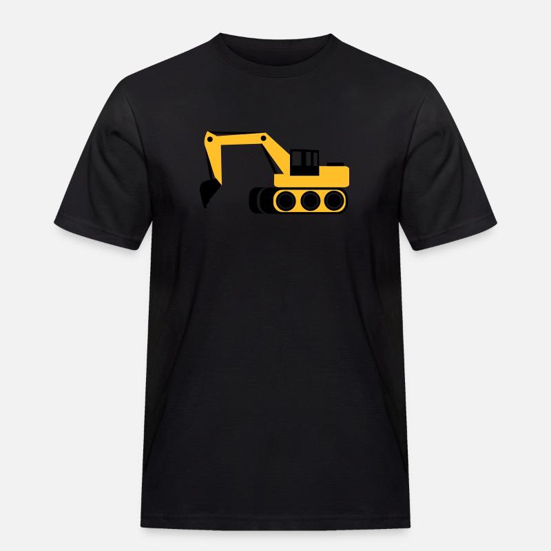 Bagger - Männer Workwear T-Shirt - Schwarz