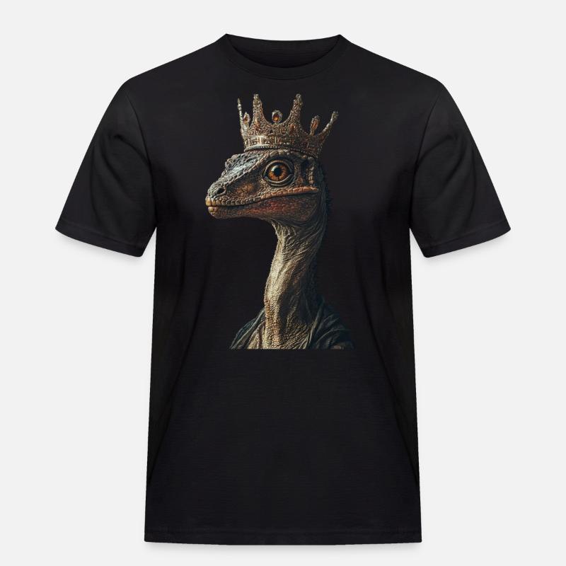 Utahraptor - Männer Workwear T-Shirt - Schwarz