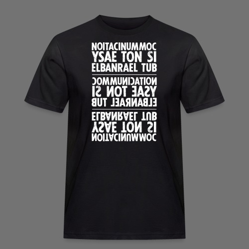 kommunikation hvid sixnineline - Herre Workwear T-Shirt
