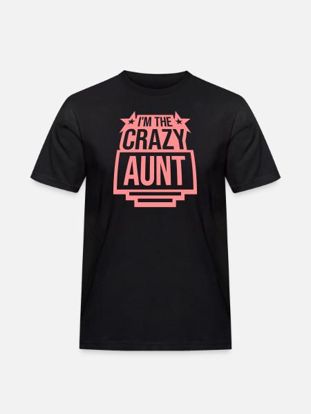 at The Crazy Aunt - Men's Workwear T-Shirt - black