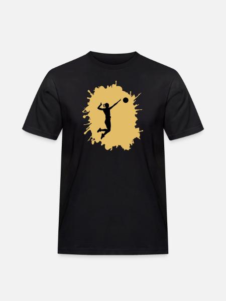 Women's Handball Blobs - Men's Workwear T-Shirt - black