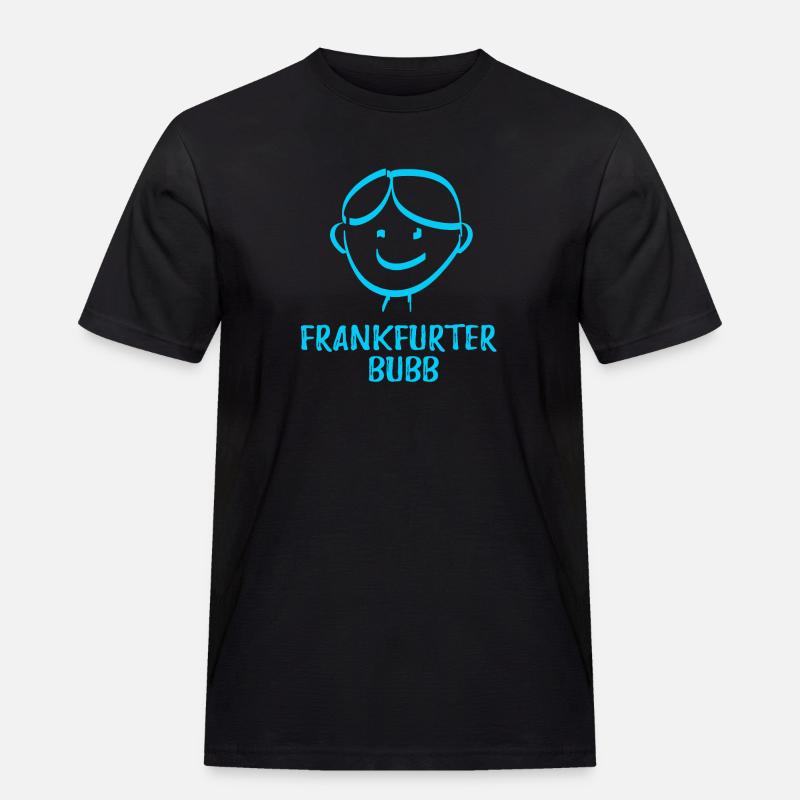 Frankfurter Bubb - Männer Workwear T-Shirt - Schwarz