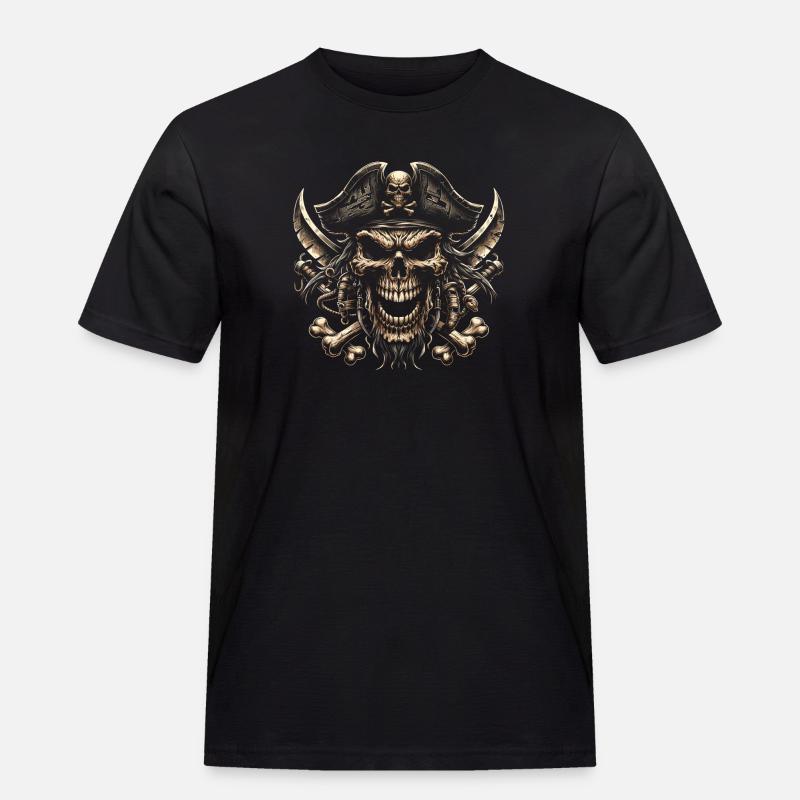 Ruthless Raider - Men's Workwear T-Shirt - black