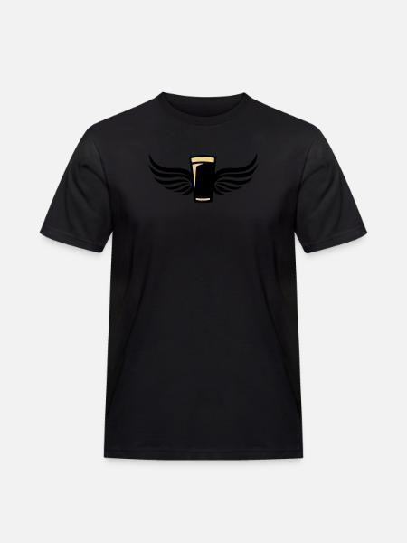 Beer Wings 2c - Men's Workwear T-Shirt - black