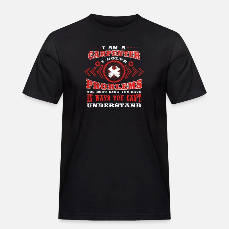 poison solve problems know CARPENTER - Men's Workwear T-Shirt - black