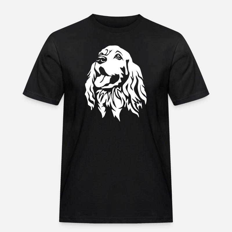 Cocker Spaniel "Black Edition" - Men's Workwear T-Shirt - black