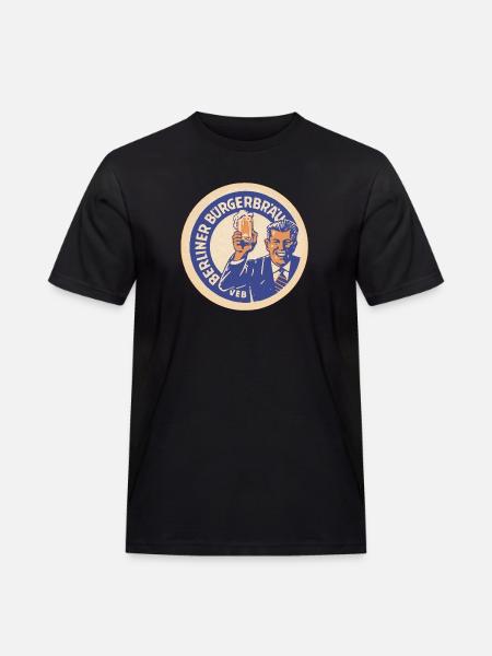 VEB Berliner Buergerbraeu - Men's Workwear T-Shirt - black