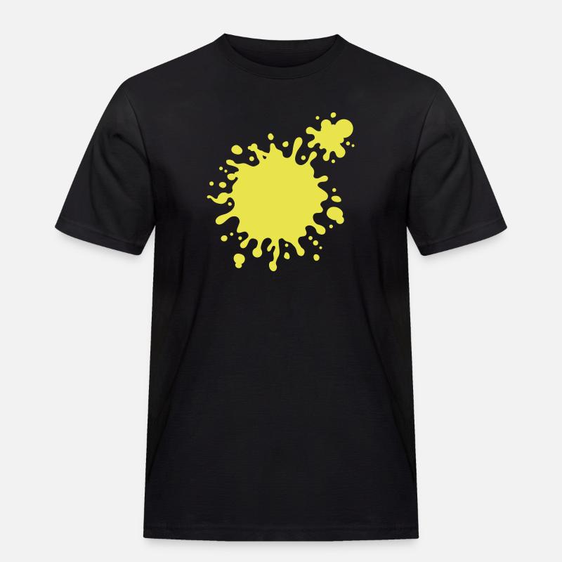 Stänk - Arbets-T-shirt herr - svart