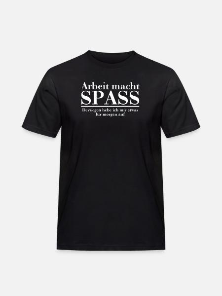 Arbeit - Männer Workwear T-Shirt - Schwarz
