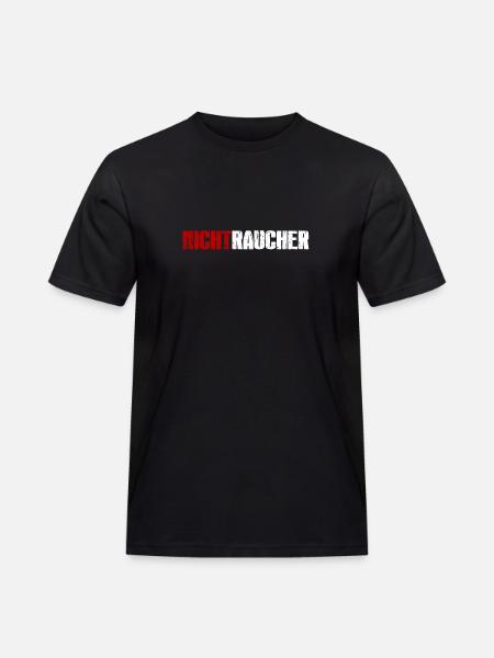non-smoker - Men's Workwear T-Shirt - black