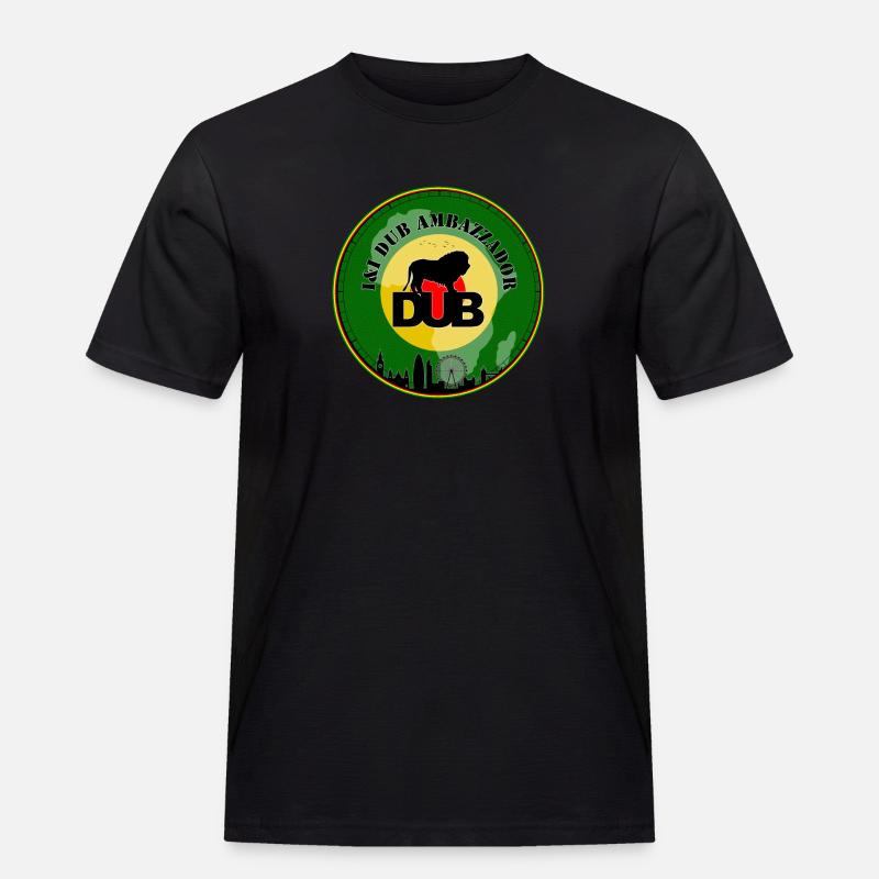 Synchronsprecher - Männer Workwear T-Shirt - Schwarz