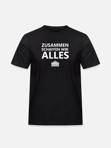 Together we can do anything - Men's Workwear T-Shirt - black