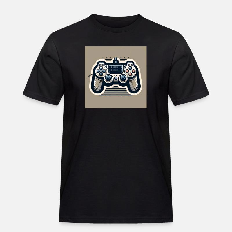 Gaming Controller - Männer Workwear T-Shirt - Schwarz