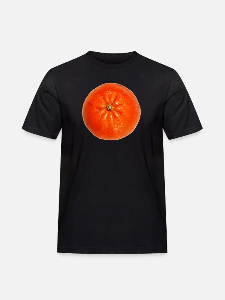 mandarin mandarin veggie vegetables fruits1 - Men's Workwear T-Shirt - black
