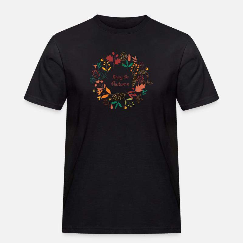 Enjoy the fall gift idea - Men's Workwear T-Shirt - black
