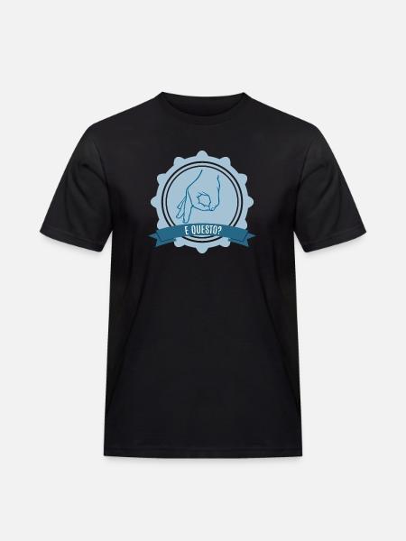 Round Circle Circle Game - Men's Workwear T-Shirt - black