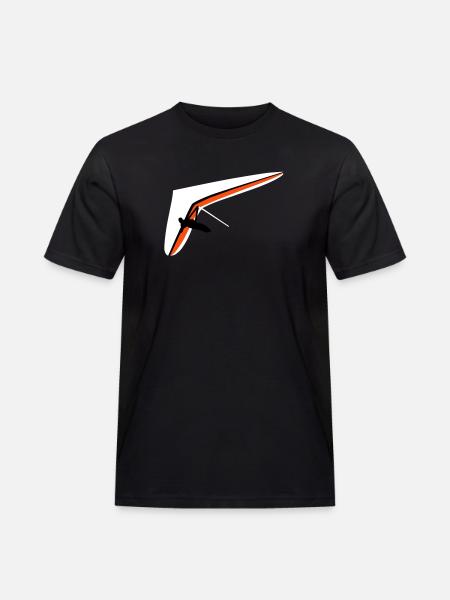 Hängegleiter - Männer Workwear T-Shirt - Schwarz