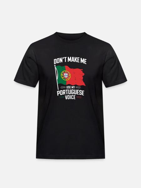 Portuguese Voice - Men's Workwear T-Shirt - black