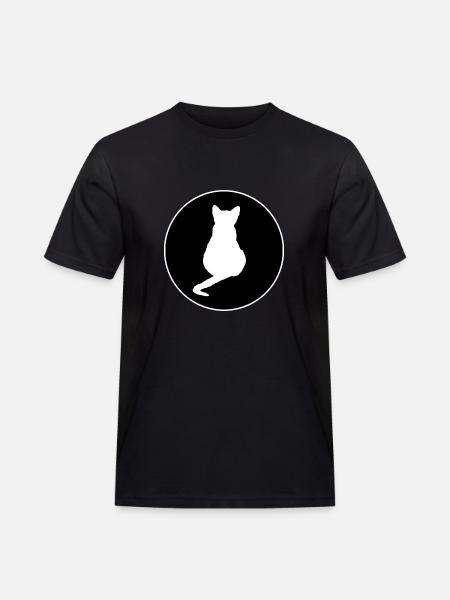 Cat Cat Black Cat Silhouettes - Men's Workwear T-Shirt - black